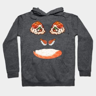 Sushi face2 Hoodie